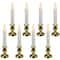 LED Flickering Window Candles with Timer - 8.5" - Set of 8